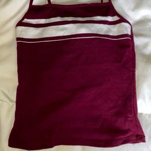 maroon garage tank top!!